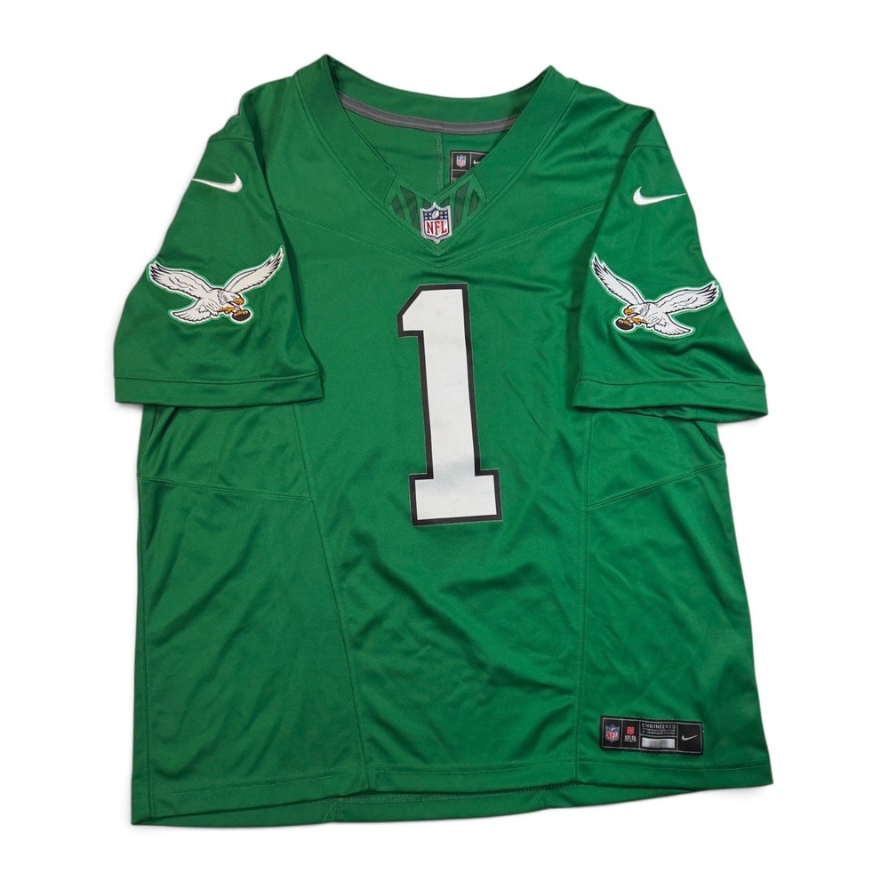 Nike Philadelphia Eagles Jalen Hurts Kelly Green Elite Jersey Mens XL NFL #1